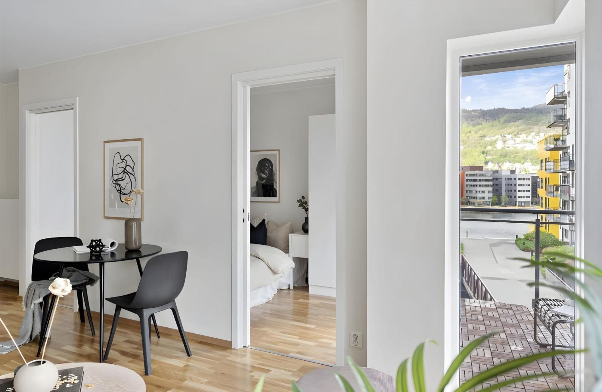 Modern Apartment In The Center Of Bergen Bagian luar foto